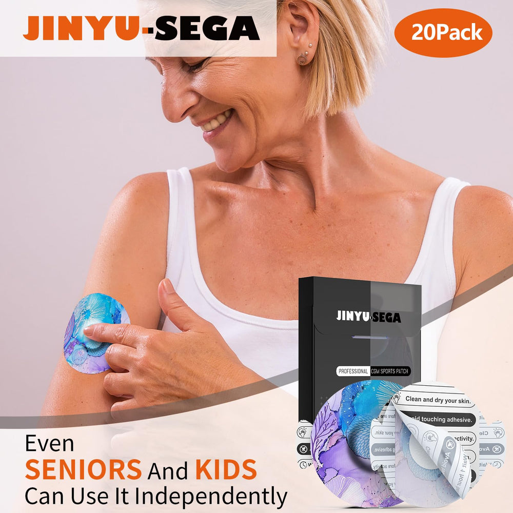 Jinyu-Sega cinco diseños de parches mostrando opciones estéticas