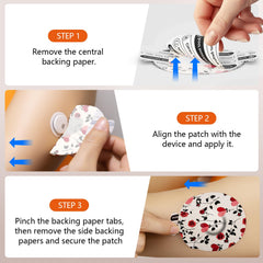 Jinyu-Sega zona central sin adhesivo que protege el orificio del sensor