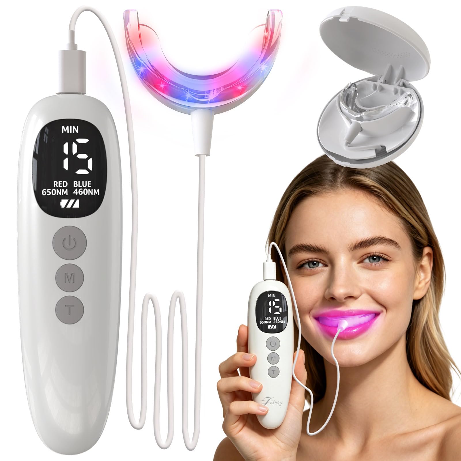 Jitesy boquilla frontal mostrando diseño ergonómico y comodidad