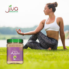Comparación de tamaño bolsa 1.25 lb Jiva Organics para uso a granel
