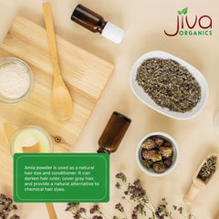 Detalle de etiqueta Jiva Organics indicando orgánico y sin irradiación