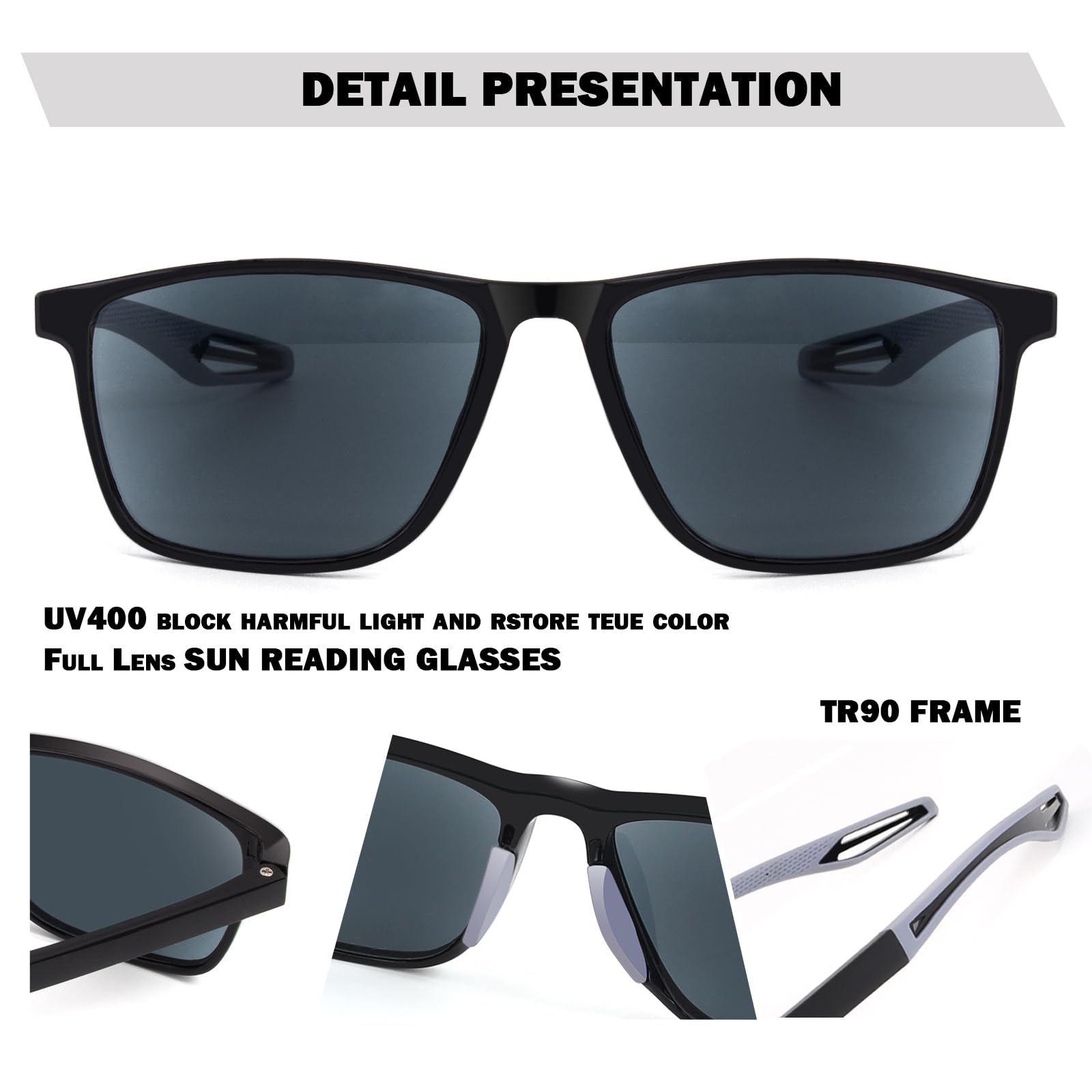 JixGien gafas en uso leyendo en la playa con protección solar