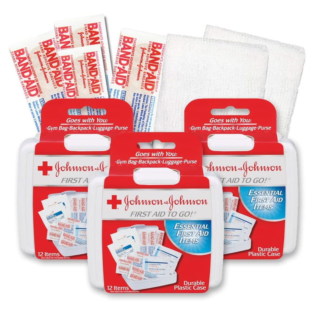 J&J Red Cross estuche frontal compacto, protección portátil inmediata