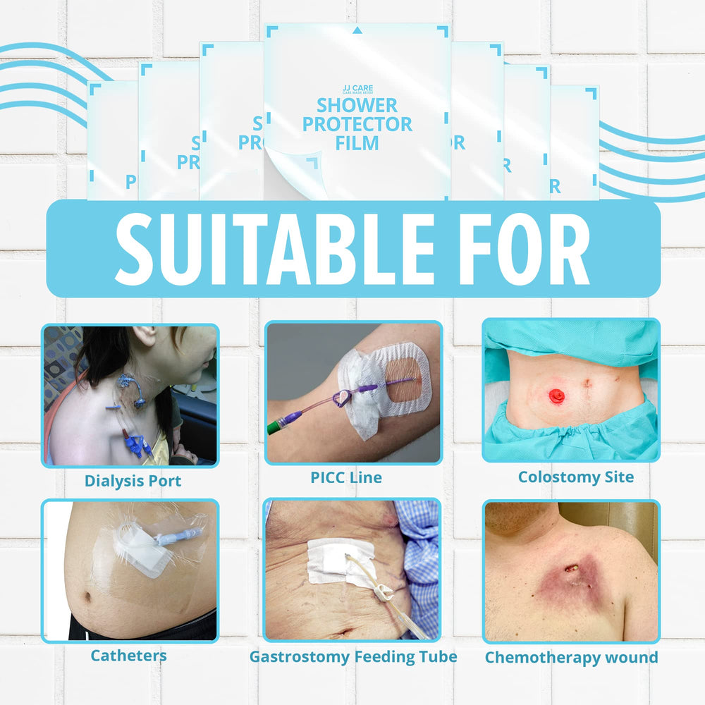 JJ CARE etiqueta con instrucciones claras y detalles de material