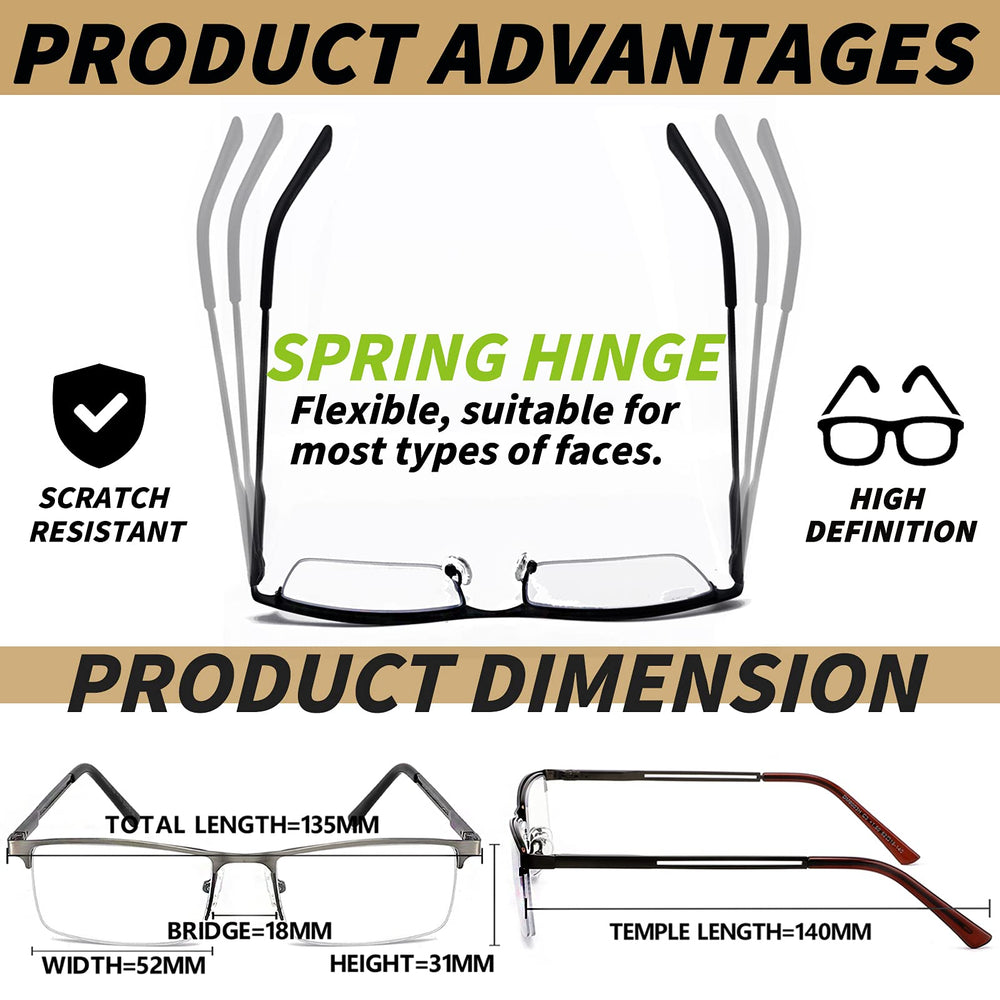 JJWELL gafas puestas leyendo en tablet para menor fatiga visual y confort