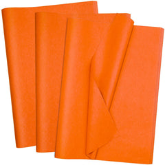 Jkopsnr empaque frontal del paquete con 100 hojas naranja útil para regalos