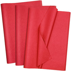 Jkopsnr paquete frontal de papel seda rojo, ideal para empaques vistosos