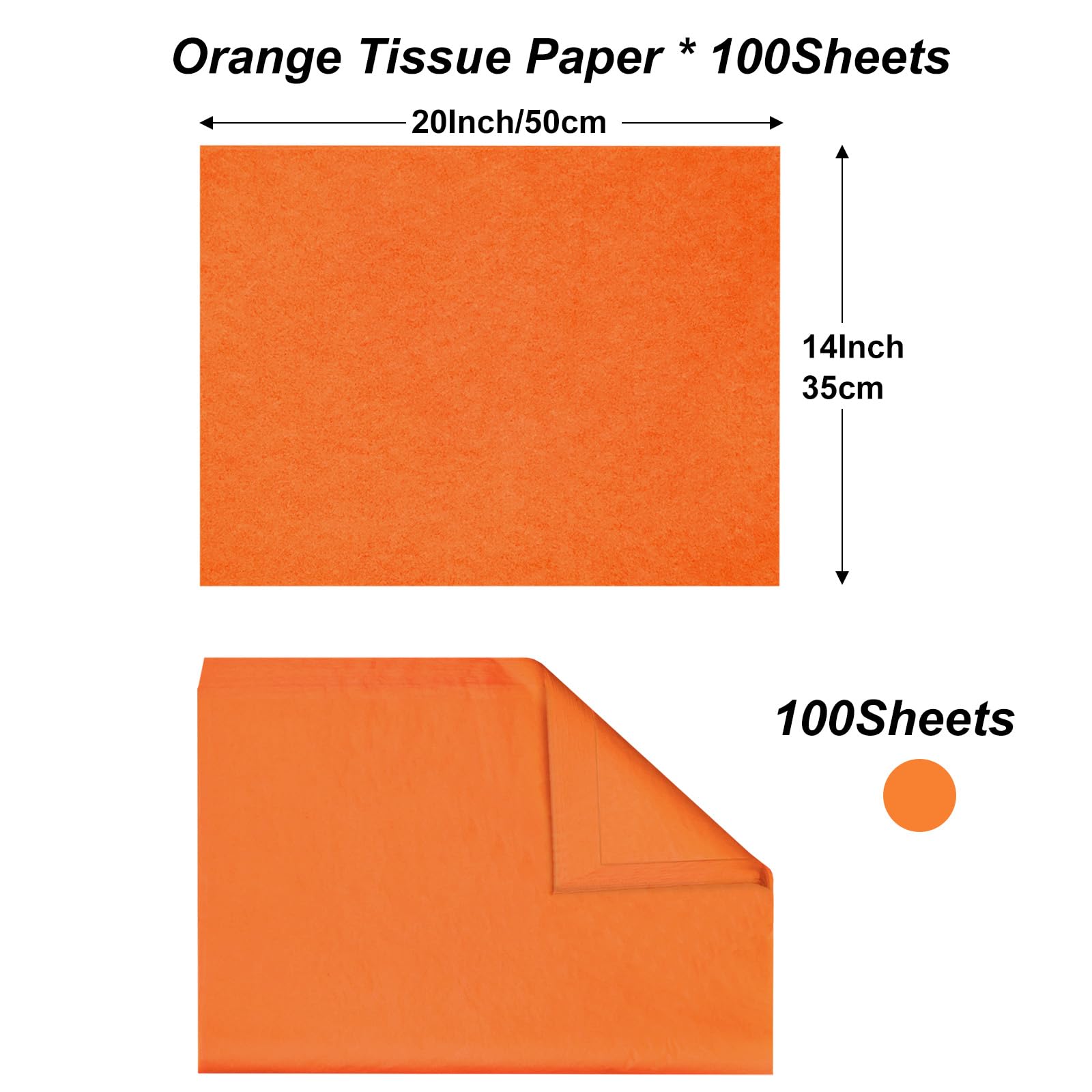 Jkopsnr papel seda naranja envolviendo un regalo con acabado profesional