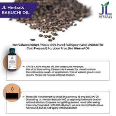 JL HERBAL gota de aceite Bakuchi textura ligera absorción rápida