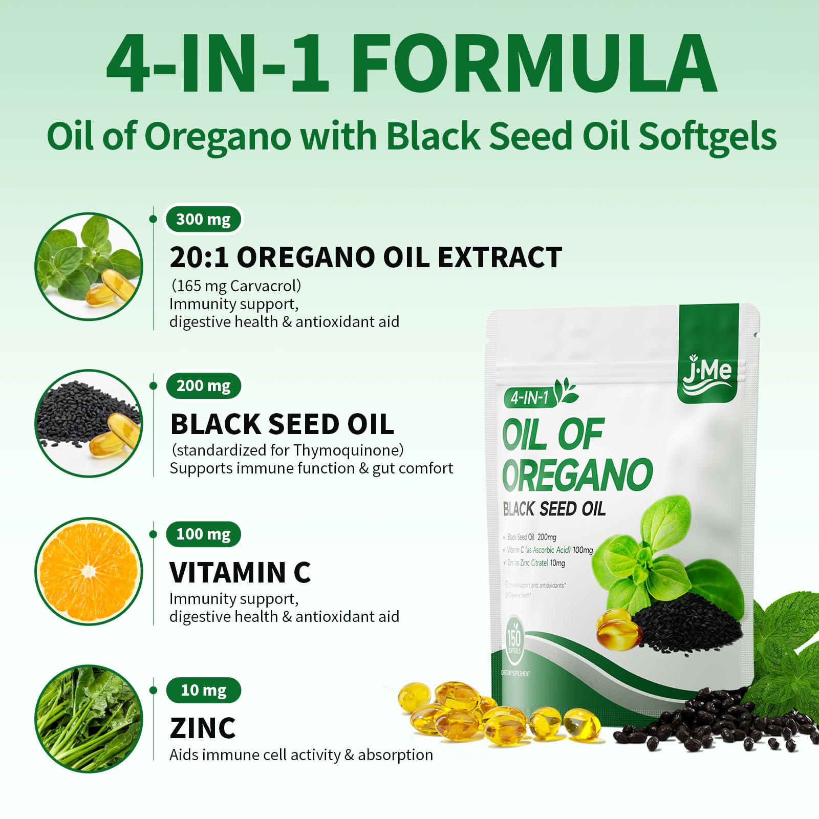 JME detalle de etiqueta con ingredientes y beneficios claros