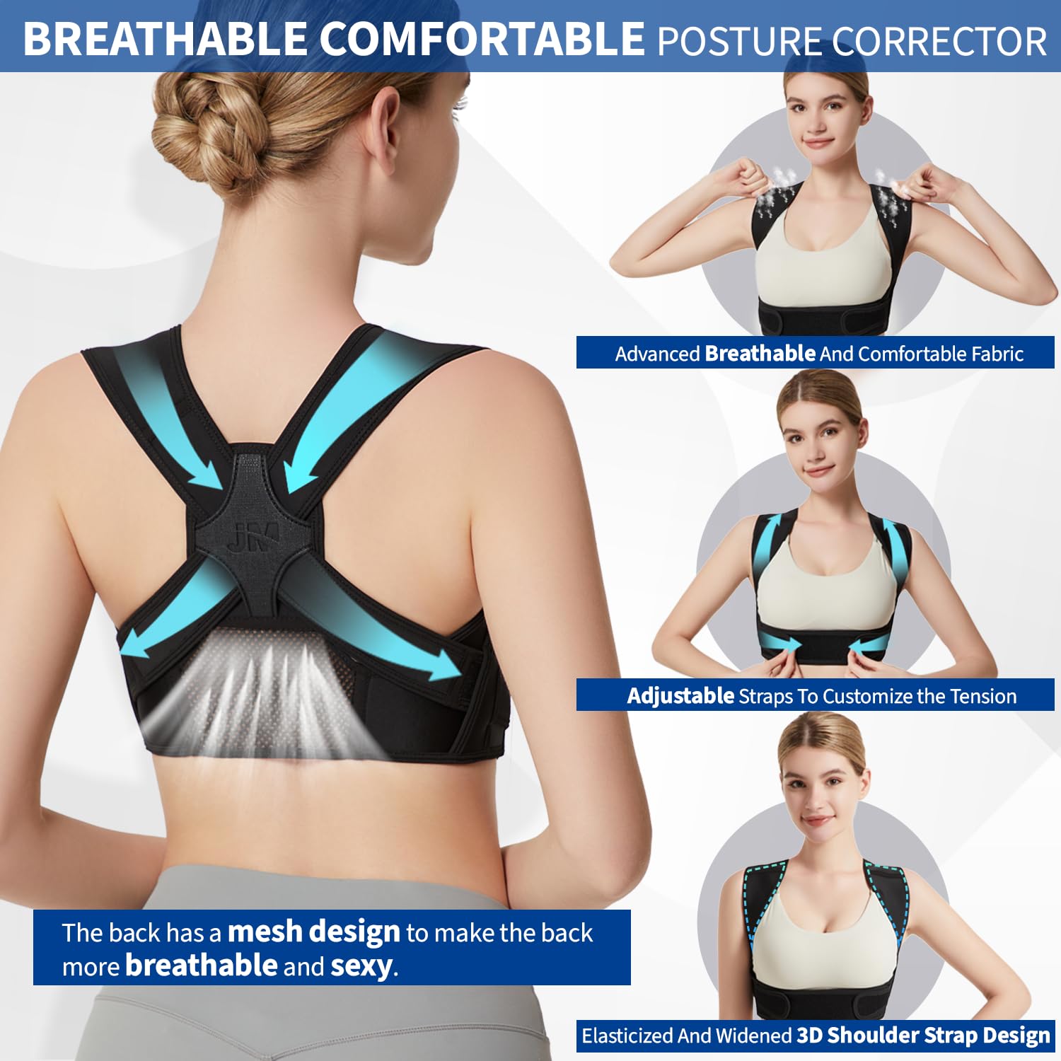 JMPOSE comparativa talla Small/M para elegir ajuste correcto