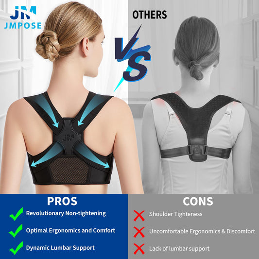 JMPOSE detalle de las correas ajustables para un ajuste personalizado