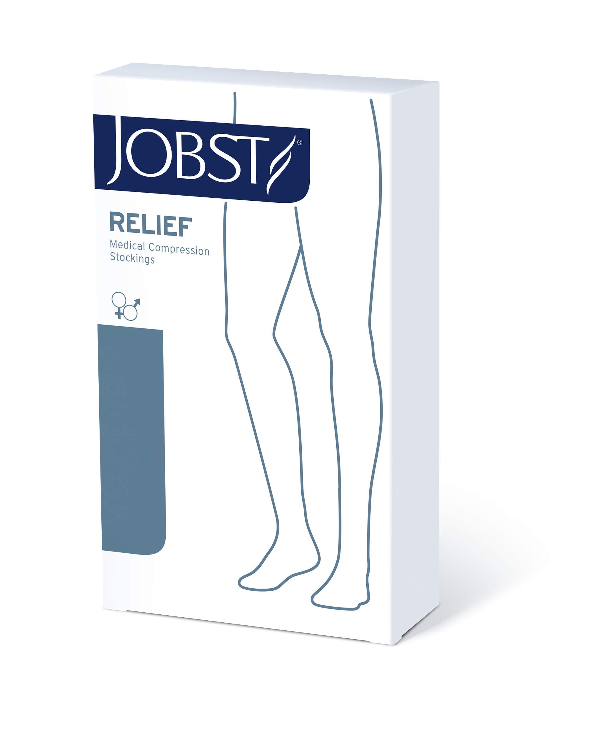 JOBST media puesta en pierna demostrando alivio y uso diario