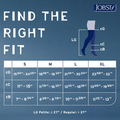JOBST media puesta en pierna, ajuste unisex y apariencia natural