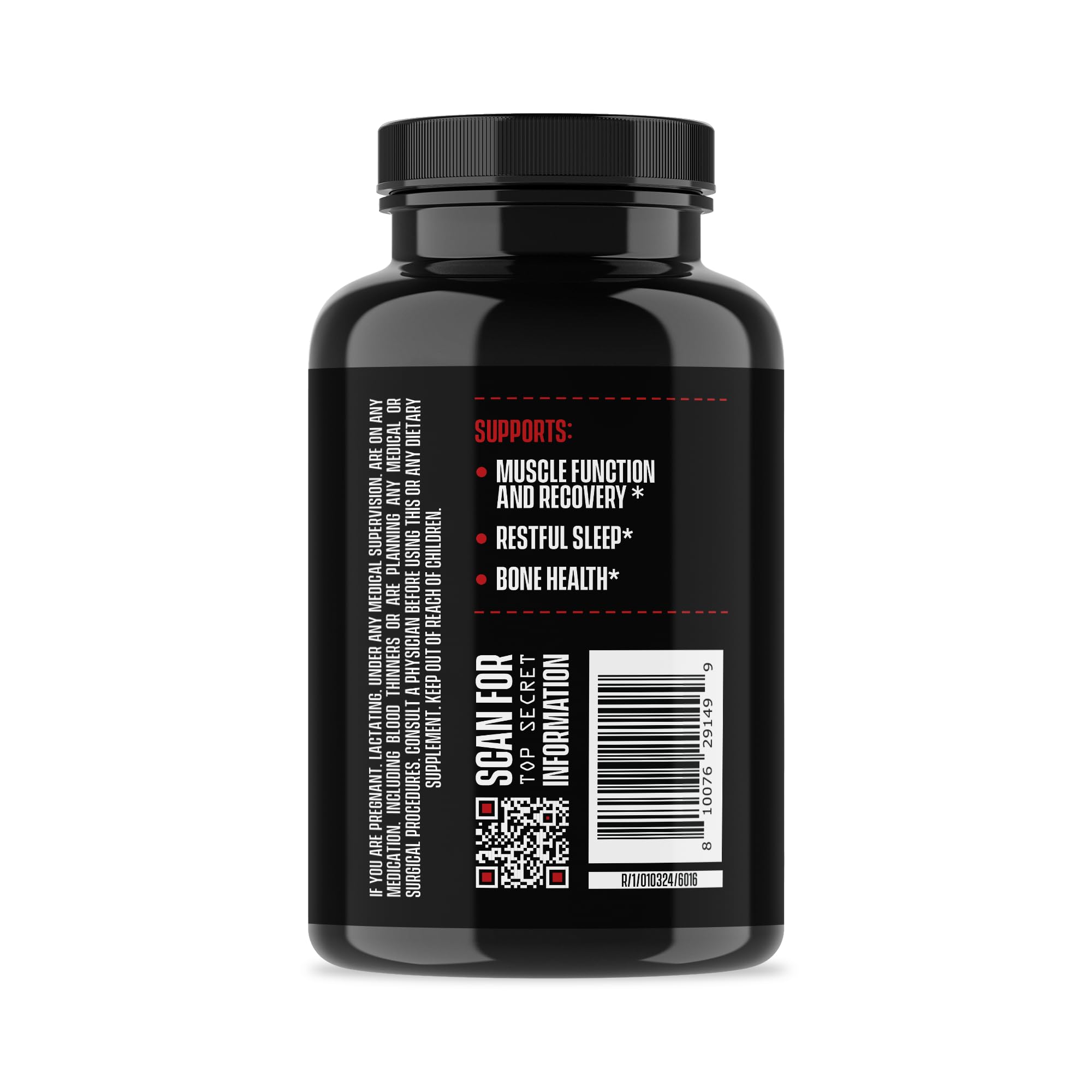 Jocko Fuel botella abierta con cápsulas para facilitar la suplementación