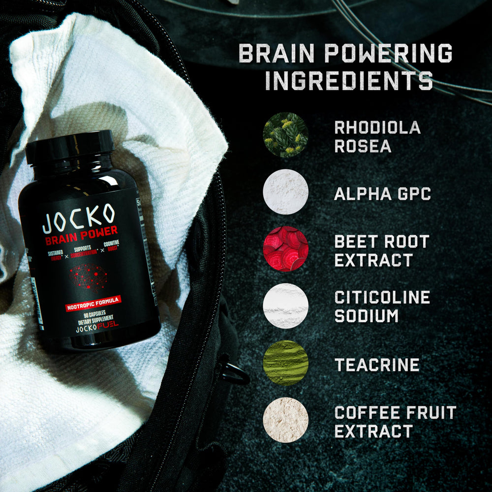 Jocko Fuel Brain Power cápsula junto a monedas para comparar tamaño y facilidad de ingestión