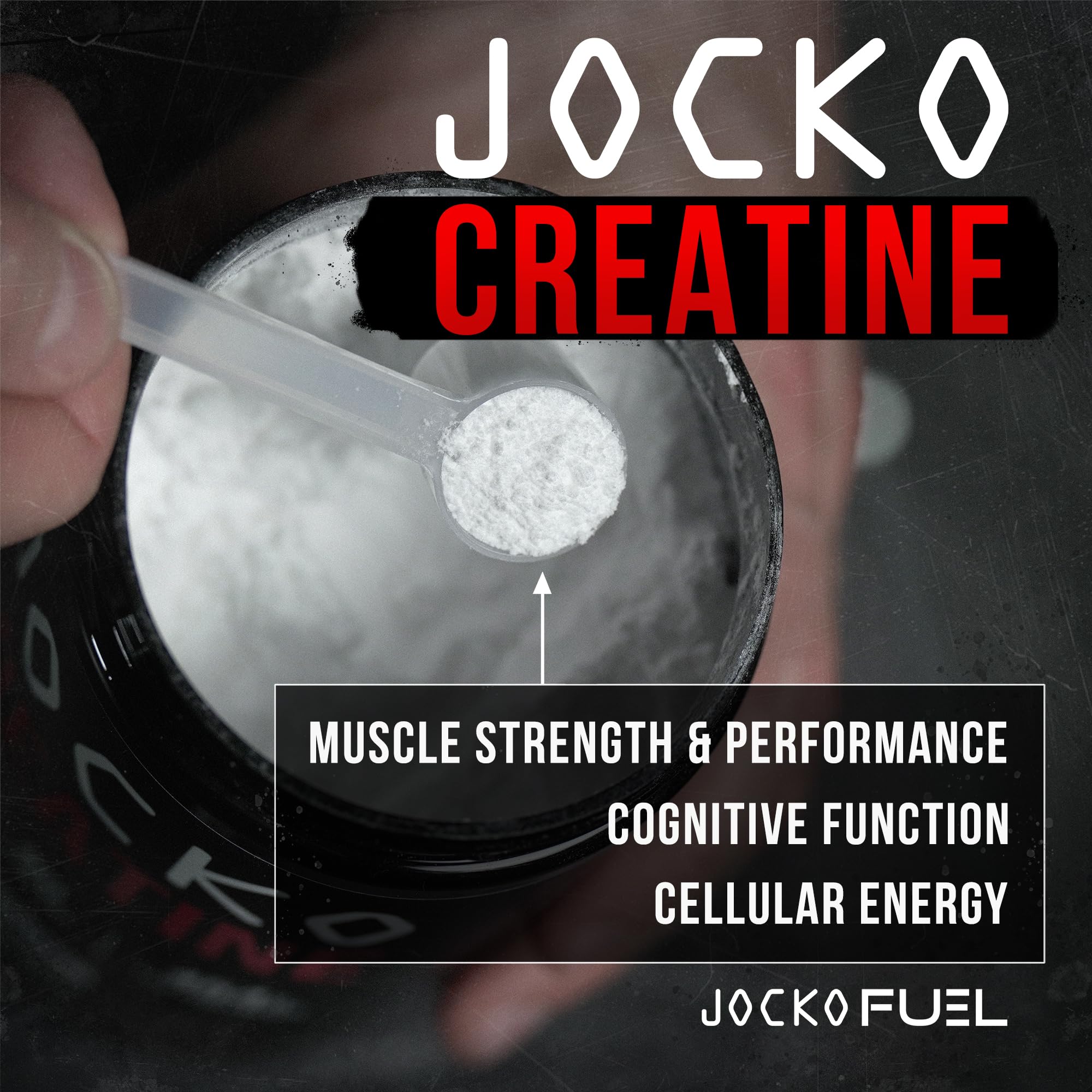 Jocko Fuel mezclado en vaso listo para beber y rápida absorción