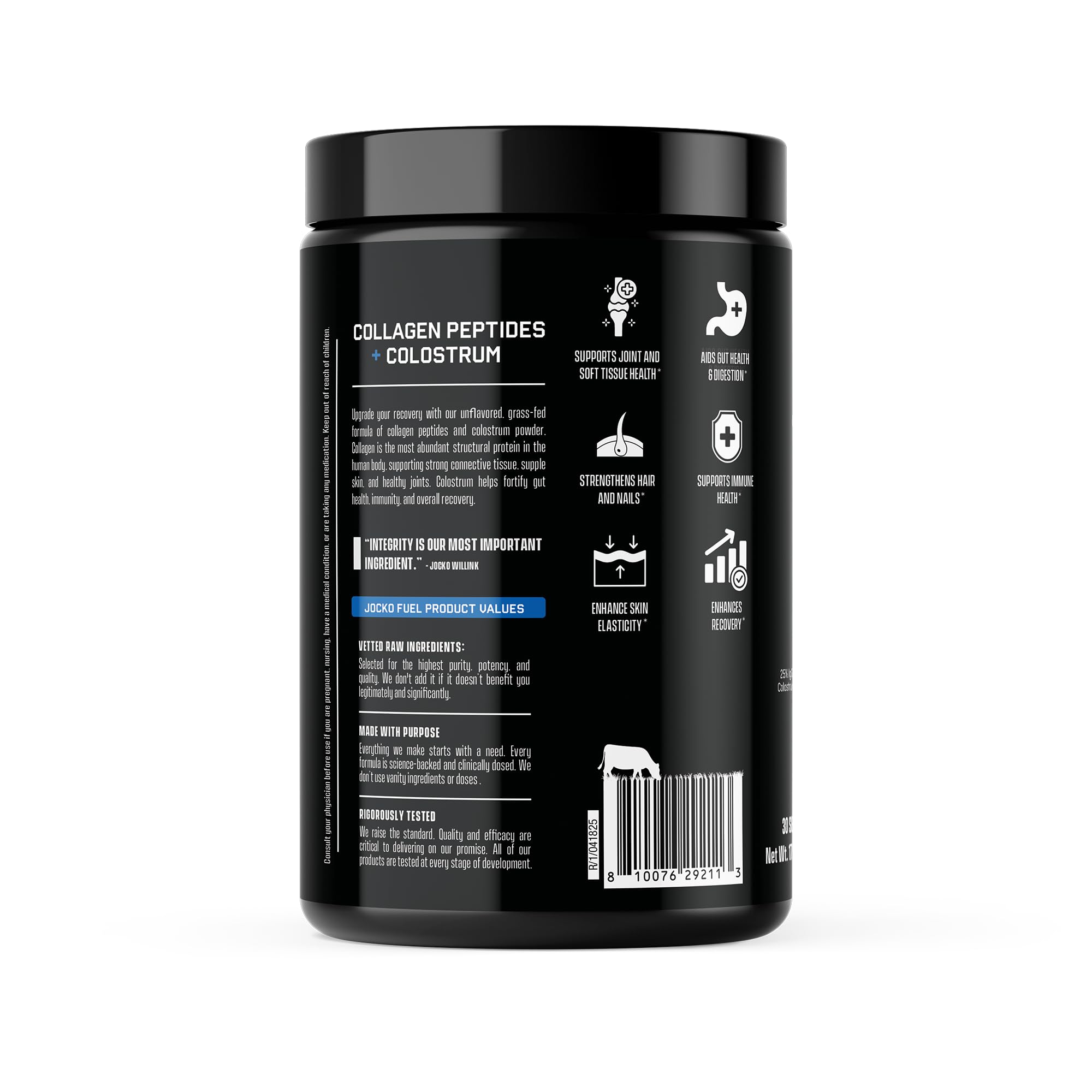 Jocko Fuel cucharada con polvo, mezcla fácil y dosificada