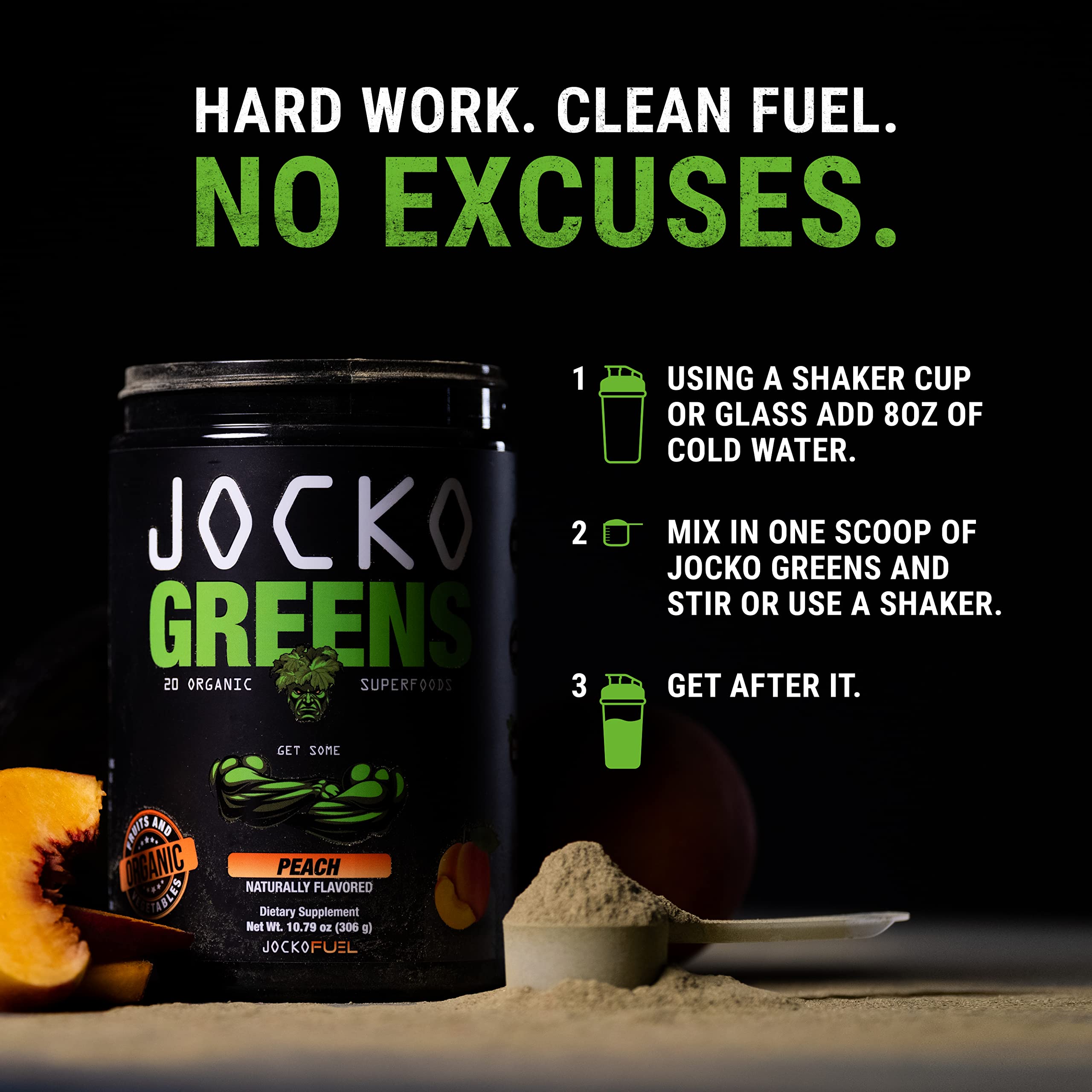 Jocko Fuel desayuno activo con batido, aporta nutrientes para la mañana