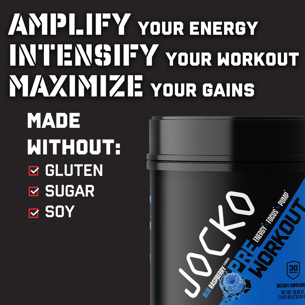 Jocko Fuel etiqueta nutricional mostrando ingredientes clave y dosis
