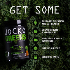 Jocko Fuel etiqueta transparente mostrando cantidades y ingredientes