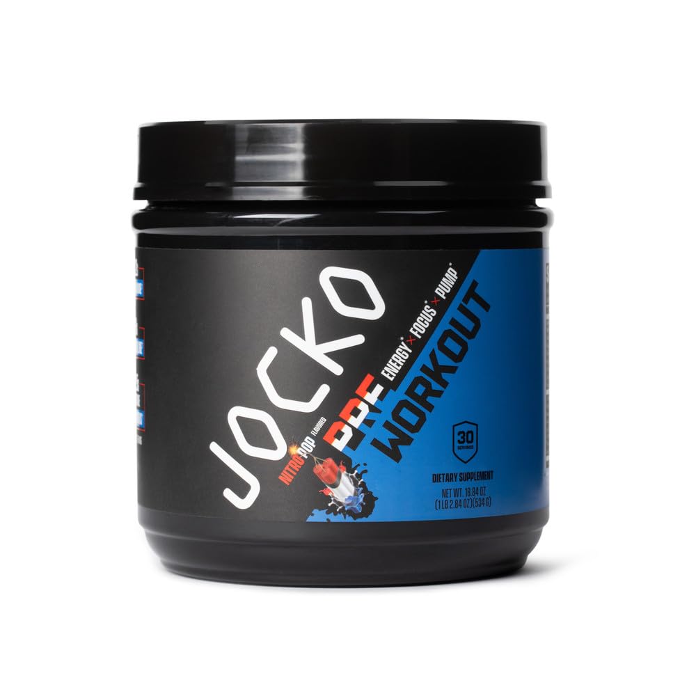 Jocko Fuel frasco delantero mostrando diseño y cantidad, ideal para elegir producto