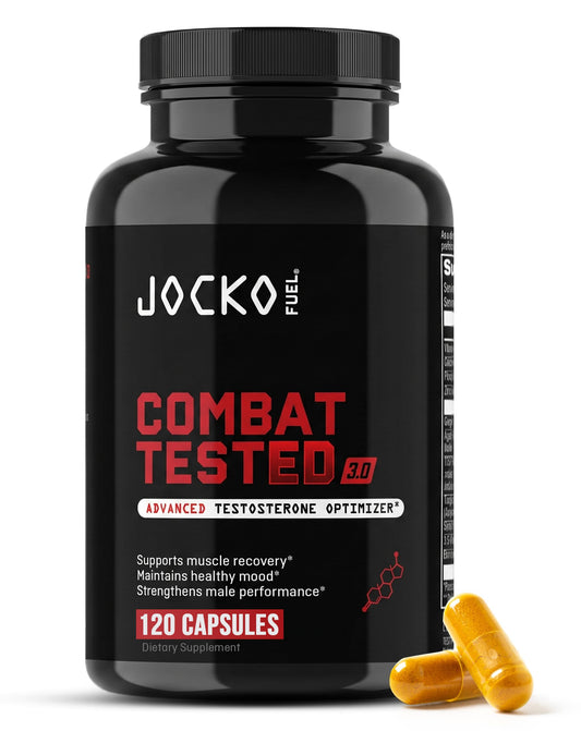 Jocko Fuel frente del empaque muestra fórmula natural y beneficios