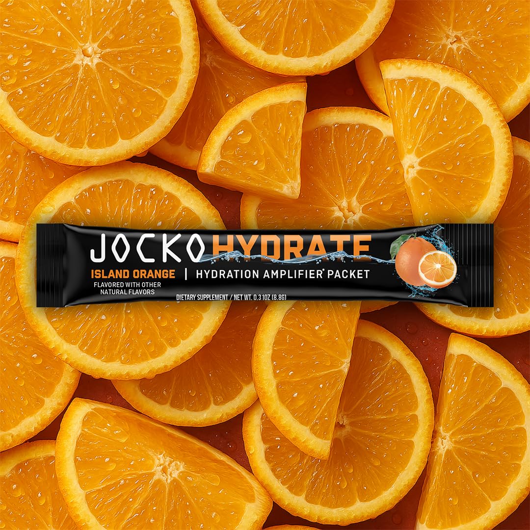 Etiqueta de Jocko Fuel con lista de electrolitos y vitaminas visible