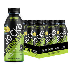 Jocko Fuel frente del envase mostrando bebida y beneficio rehidratación rápida