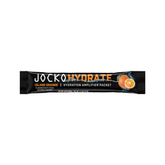 Vaso con bebida preparada Jocko Fuel Island Orange hidratación inmediata