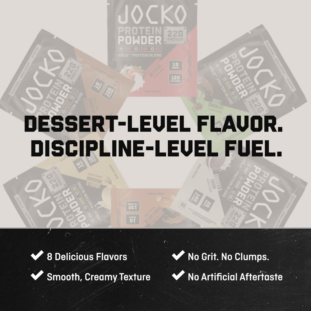 Jocko Fuel etiqueta de ingredientes destacando probióticos y electrolitos