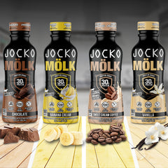 Jocko Fuel Mölk en escena lifestyle con equipo deportivo, opción funcional diaria