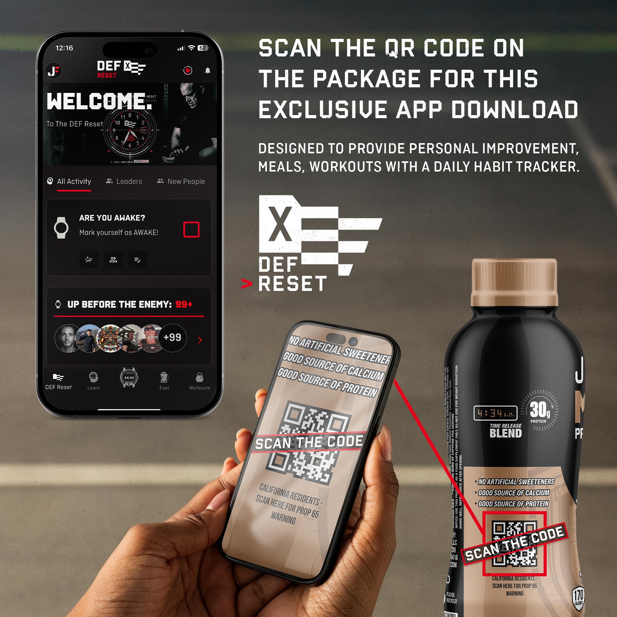 Jocko Fuel Mölk en desayuno saludable para estilo de vida activo