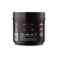 Jocko Fuel etiqueta mostrando 200 mg cafeína y 30 porciones por envase