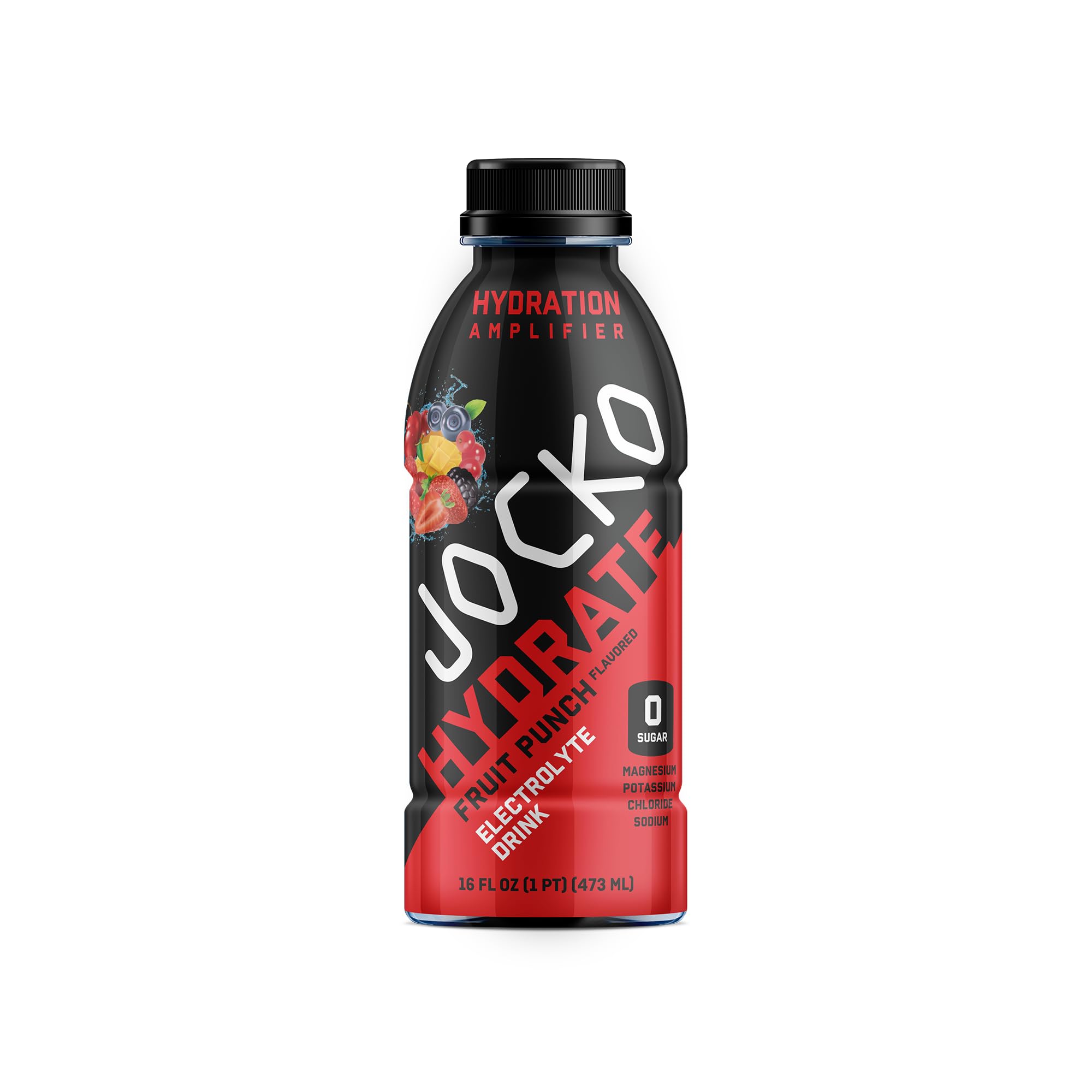 Jocko Fuel textura del líquido color rojo intenso para una hidratación sin azúcares