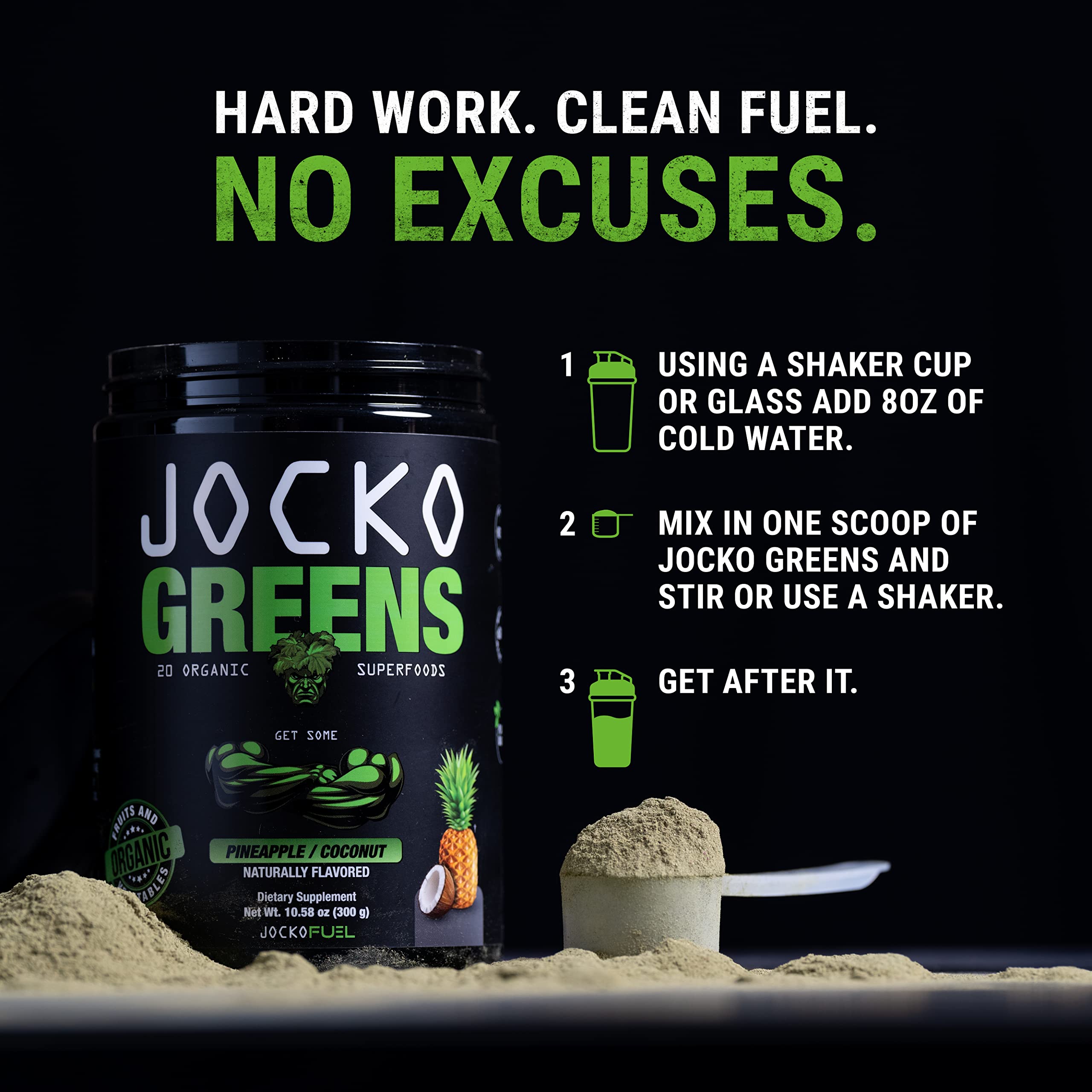 Jocko Fuel en entorno de desayuno mostrando fácil incorporación diaria