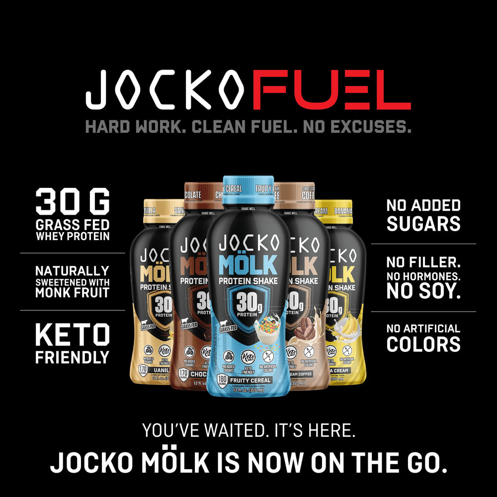 Jocko Mölk botella abierta con contenido visible que sugiere apetecibilidad
