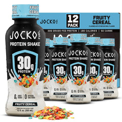 Jocko Mölk imagen frontal del envase mostrando marca y sabor Fruity Cereal