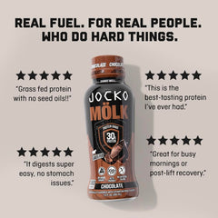 Jocko Fuel jocko-molk panel nutricional ampliado con datos de macros y aminoácidos