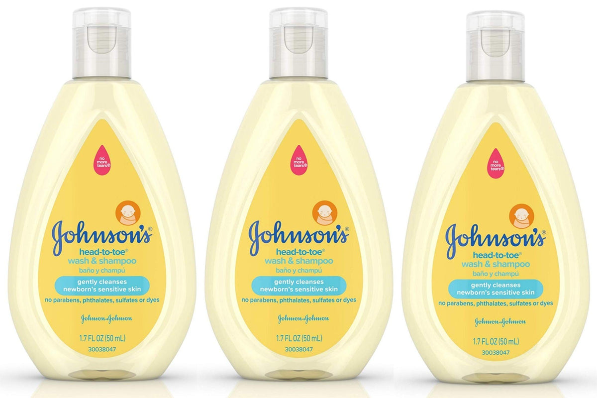 Johnson's frontal del envase mostrando etiqueta clara y confianza