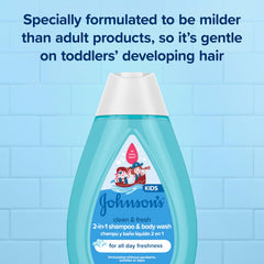 Johnson's textura espumosa demostrando limpieza suave