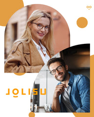 JOLISU gafas en uso sobre teclado reduce fatiga visual por pantallas