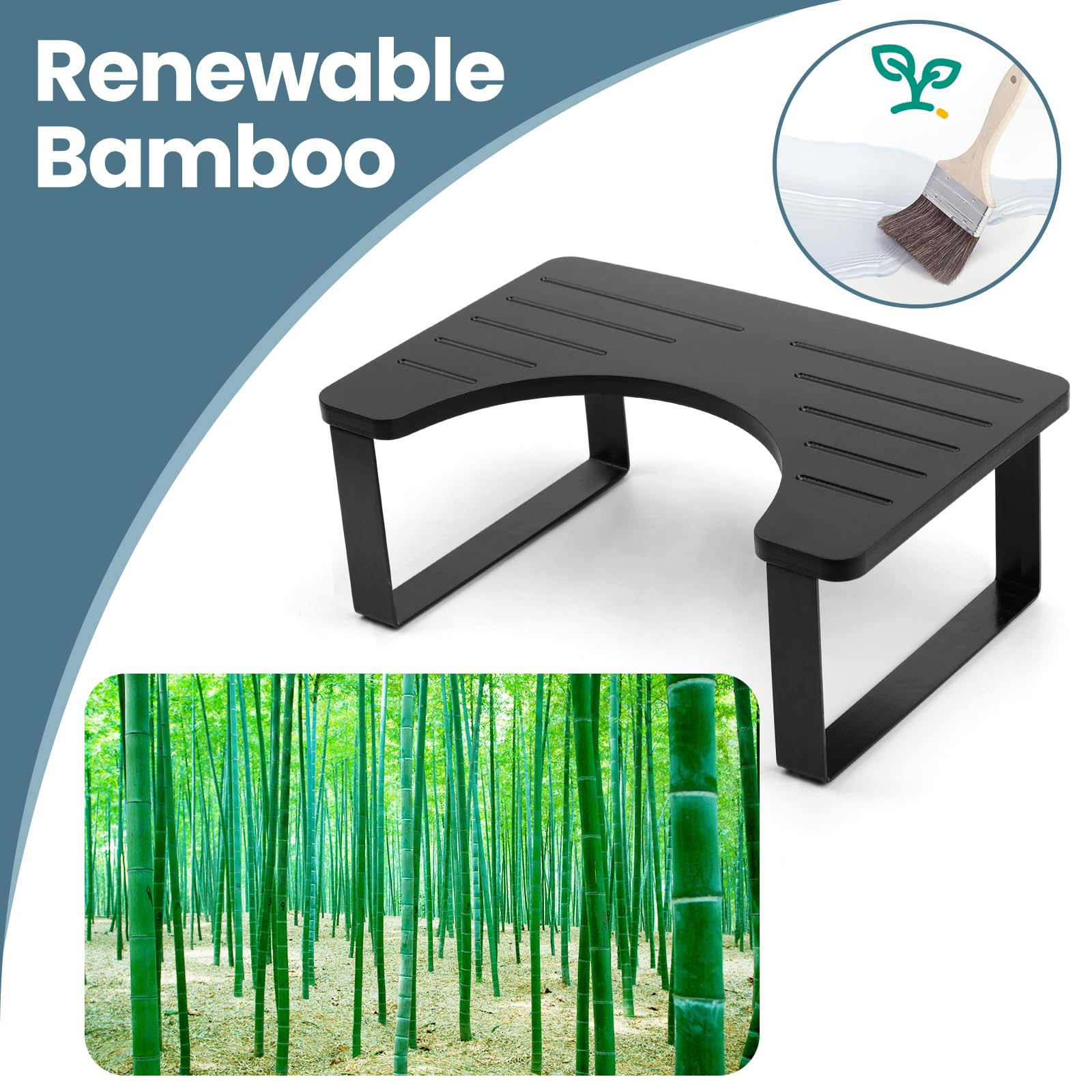 JOPSTDI Poop Stool base con almohadillas antideslizantes para seguridad