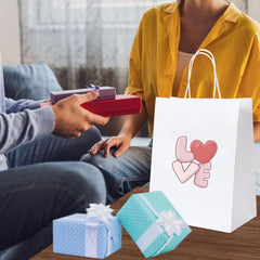 Joybe bolsa con etiqueta personalizada mostrando opción de marca
