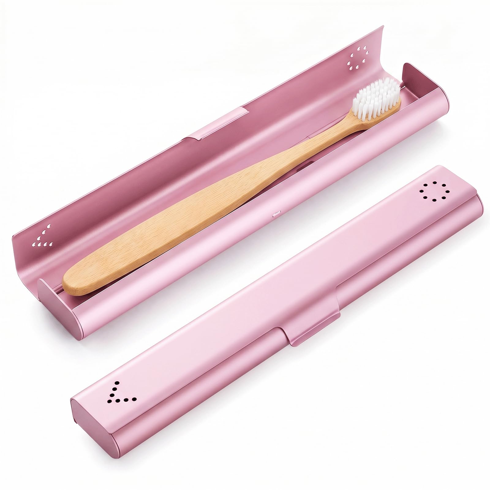 Joycation estuche frontal de aluminio rosa, protección resistente