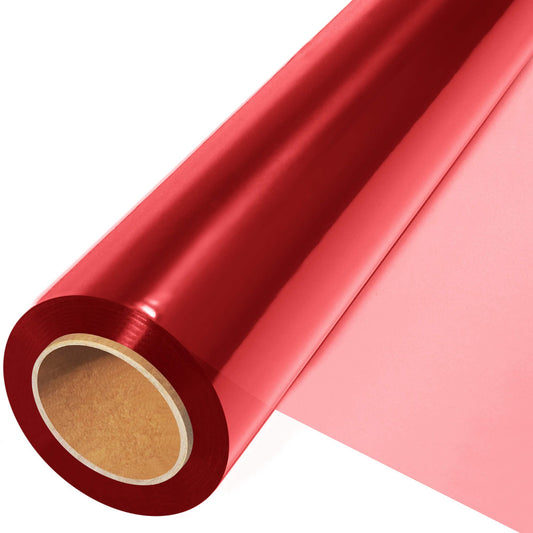 JOYIT rollo celofán rojo vista frontal brillo profesional