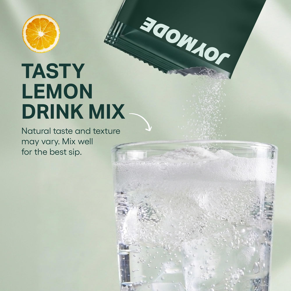 JOYMODE Hard+ caja abierta con los 10 sachets que evidencia el contenido del envase
