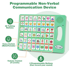 Joyreal módulos de comunicación con pictogramas que facilitan expresión rápida