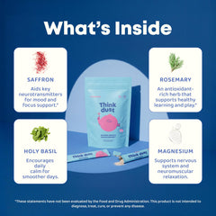 Etiqueta de JoySpring con lista de ingredientes botánicos, beneficio: transparencia y limpieza