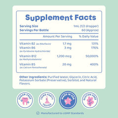 JoySpring etiqueta nutricional enfocada mostrando ingredientes clave